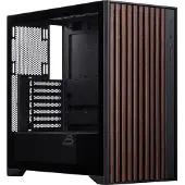 Blackstorm Artemis W01B ATX Case, black/wood (ATX), Boîtier PC, Marron, Noir