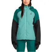Volcom - Veste de snowboard imperméable et isolante - Agate Insulated Jacket Arctic W Blue pour Femme - Taille M - Bleu