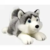 Dubi Plusz Chien Husky couché 34cm 48853