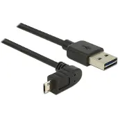 DeLOCK 83848 câble USB USB 2.0 1 m USB A Micro-USB B Noir