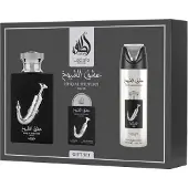 Lattafa Zestaw Ishq Al Shuyukh Silver Edp 100ml + Edp 20ml + Déodorant 200ml