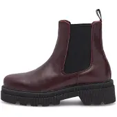 Woden Chelsea Boots 'Sanna' bordeaux / noir