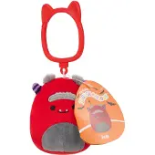 Squishmallows Unisexe, Porte-clés, 9 cm Halloween Clip On - Jeb, Multicolore