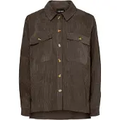 Pieces Effi Overshirt Marron XS Femme