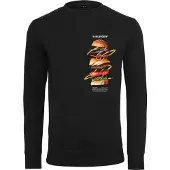 Mister tee A Burger Long Sleeve T-shirt Noir L Homme