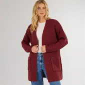 Bench Cardigan Asteria Femme Bourgogne