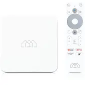 Homatics Box R Lecteur multimédia Android TV (4K UHD, HDR, WiFi 5GHz, Bluetooth, télécommande vocale, blanc)