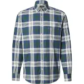 Fynch&Hatton Chemise bleu / vert / blanc