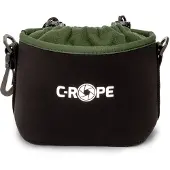 C-Rope Sac pour appareil photo V2 (Sac à bandoulière pour appareil photo, Sacoche pour appareil photo, 1 l), Housse pour appareil photo, Vert, Noir