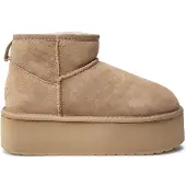 Emu Chaussures Australie botki stinger micro flatform almond W13082Almond