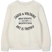Zadig & Voltaire X60465 Sweatshirt Beige 8 Years Enfants