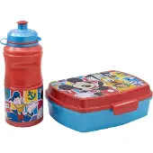 Mickey Mouse Brotzeitdose Mit Flasche Cz11277 380 Ml 17 Cm Kunststoff