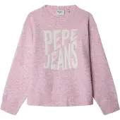 Pepe Jeans pour fille. PG7000013 Pull Bekky rose (14 Años), Classique, Polyester, Manche longue, mode enfantine