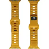 Evelatus Strap Watch 42/44/45 Sport Silicone Loop Gold (Silicone), Sangles de montre, Or
