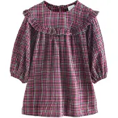 Next Robe violet / noir / blanc