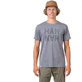 Hannah Grem Short Sleeve T-shirt Gris L Homme