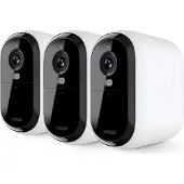 Arlo Pack de 2 caméras de surveillance connectées Essential 3 2K XL extérieure Blanc