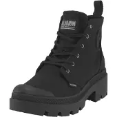 Palladium Bottines à lacets 'Pallabase' noir / blanc