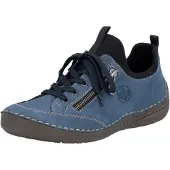 Rieker Baskets basses bleu foncé / noir