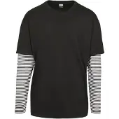 Urban Classics T-Shirt noir / blanc