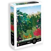 SentoSphere Puzzle 1000 pièces - la cascade - le douanier rousseau
