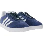 Adidas Baskets basses 'Gazelle' marine / or / blanc