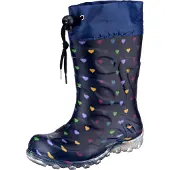 Beck Bottes en caoutchouc bleu / orange / noir