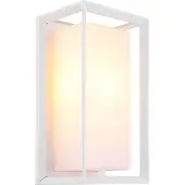 Globo 31982W LOGANA lampe d'extérieur aluminium blanc mat, 1x E27