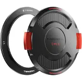 FreeWell Base Ring With Lid For Real Locking Vnd Dslr/dslm Camera Filter 72 Mm Noir