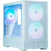 Zalman case P30 AIR White / miniT / 3x140mm fan ARGB / USB 3.0 / USB-C / verre trempé / mesh panel / white