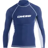 CRESSI-SWIM Hommes, Maillot de surf, Rashguard, Bleu, (54, XL)