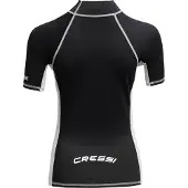 Cressi Rash Guard Lady T-shirt à manches courtes Black/White M