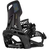 Nidecker - Fixations de snowboard all-mountain - Supermatic OG Black en Nylon - Taille 35,5-37,5 - Noir
