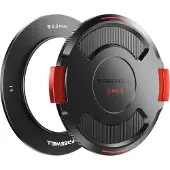 FreeWell Base Ring With Lid For Real Locking Vnd Dslr/dslm Camera Filter 62 Mm Noir