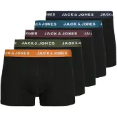 Jack & Jones Boxers 'JACOliver' olive / orange / noir / blanc