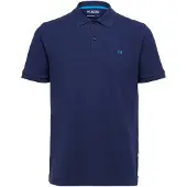 Selected T-Shirt 'SLHDante' bleu marine / aqua