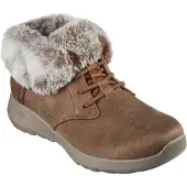 SKECHERS pour femme. 144803 Slip-ins On the Go Joy Cozy Charm Ankle Boots marron (39), Tissu, Plat, Aucun, Casuel