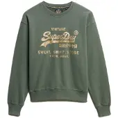Superdry Embellished Vl Loose Fit Sweatshirt Vert 2XS Femme