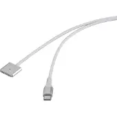 Renkforce Câble de charge USB Magsafe 3 USB-C 3 1.00 m blanc connecteur magnétique (RF-6437914)
