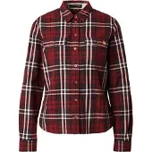 Superdry Chemisier beige clair / marine / rouge foncé