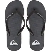Quiksilver Séparateur d'orteils 'Molokai Core' gris foncé / blanc