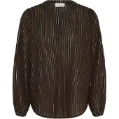 Kaffe Chemisier 'KALuise' beige / moka