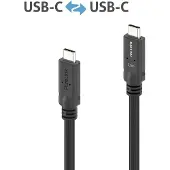 PureLink Câble MicroX4 USB-C vers USB-C USB4 Gen2x2 20 Gbps, 240 W, 2,00 m