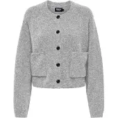 ONLY Cardigan 'ONLPIEMONTE' gris clair