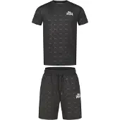 Lonsdale Prestwood Short Sleeve Set Noir 2XL