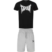 TAPOUT Walker Short Sleeve Set Noir,Gris L