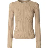 Pepe Jeans pour femme. PL7000025 Pull beige Carla (L), Casuel, Coton