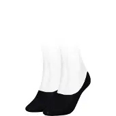 Tommy Hilfiger Femmes, Chaussettes, Footie, Noir, (lot de 2, 35 - 38)