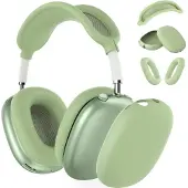 Screen Guard Professional Etui en silicone liquide 3-en-1 Set Minty (Manchon pour casque d'écoute), Étui pour écouteurs + casque, Vert