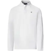 Hackett Hm5500017 Slim Fit Long Sleeve Polo Blanc L Homme